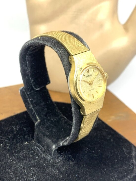 Pulsar Women\'s Watch Y481-1100 Vintage Quartz Gold Dial Stainless Steel 19mm main image 8